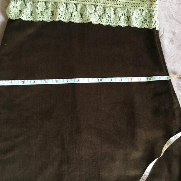 NWT Anthropologie "Macchiato Jumper Dress" by Zehavale, Corduroy, Lace, Sz 2 - Picture 7 of 15